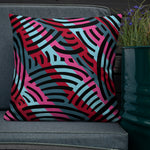 Stripe African Collage Premium Pillow