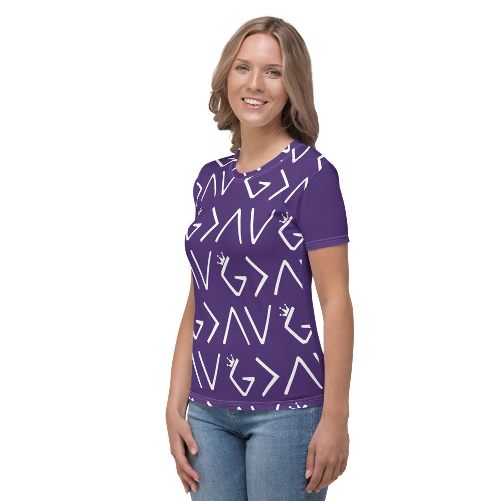 Highs and Lows Women's Personalised Patterned T-Shirt - HBS Inspire Me