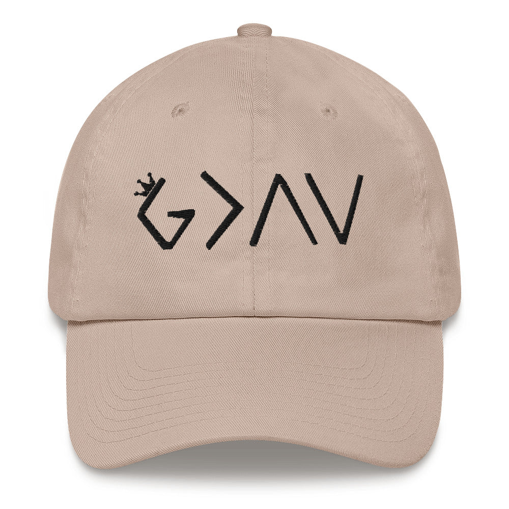 Highs and Lows Classic Dad hat - Black - HBS Inspire Me