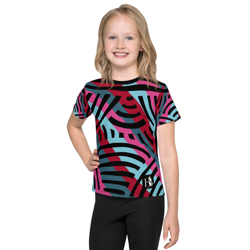 Stripe Collage Kids T-Shirt