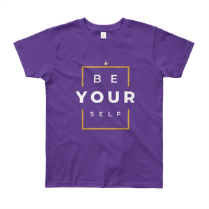 Be Yourself Kid's Short Sleeve T-Shirt - HBS Inspire Me