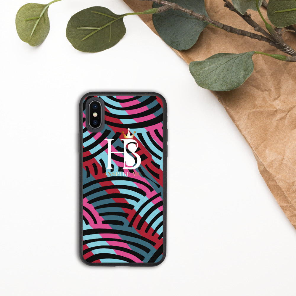 African Print Collage Eco-friendly Biodegradable Phone Case - HBS Inspire Me