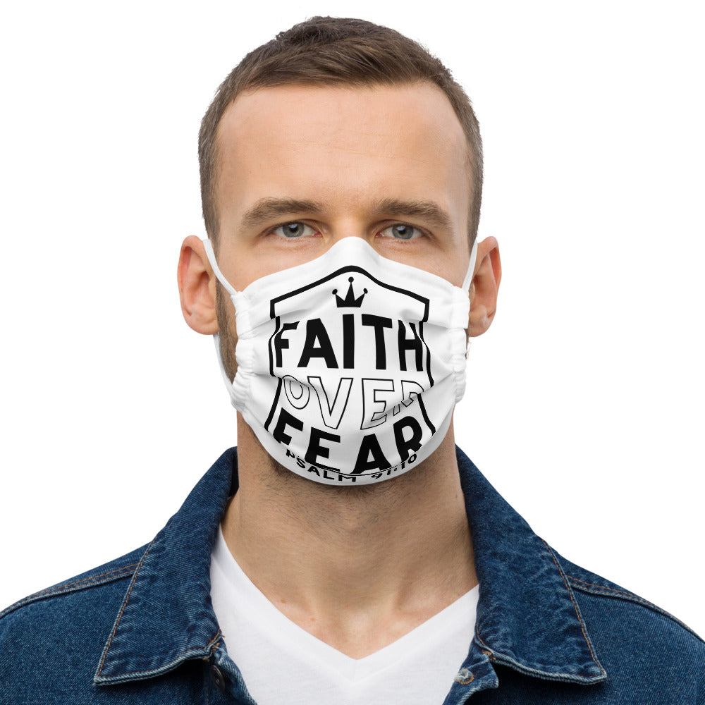 Faith Over Fear Face mask