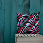 Stripe African Collage Premium Pillow