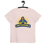 "Be Unstoppable" Jesus Action Superhero Organic Cotton Kid's T-shirt