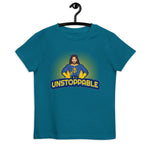 "Be Unstoppable" Jesus Action Superhero Organic Cotton Kid's T-shirt