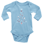 Christmas Tree Long Sleeve Baby Bodysuit - HBS Inspire Me