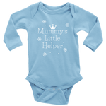 Mummy's Little Helper Long Sleeve Baby Bodysuit - HBS Inspire Me