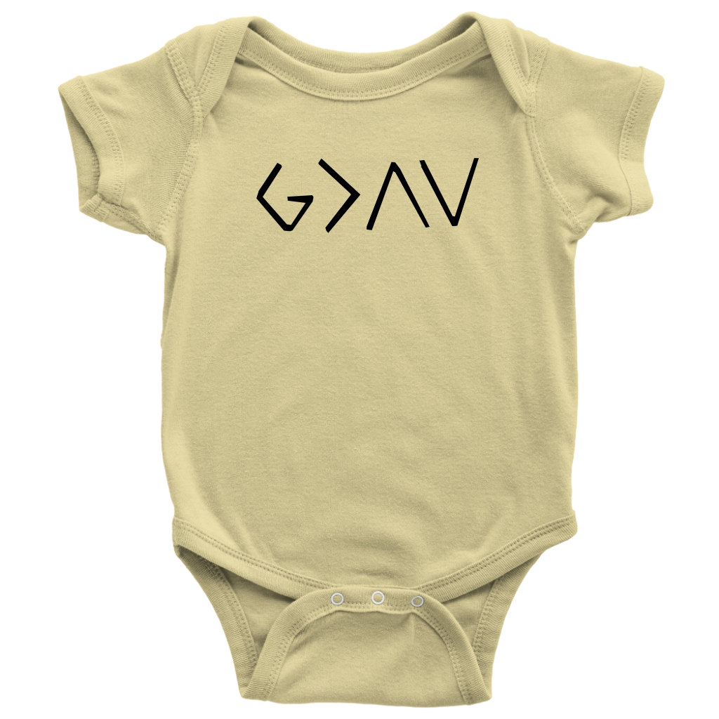 HIGHS AND LOWS UNISEX BABY BODYSUIT - HBS Inspire Me