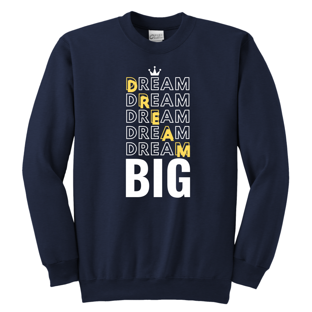 Dream Big Youth Sweatshirt - HBS Inspire Me