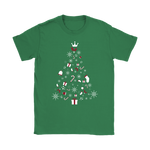 Christmas Tree Womens T-Shirt (Available in 6 Colours) - HBS Inspire Me