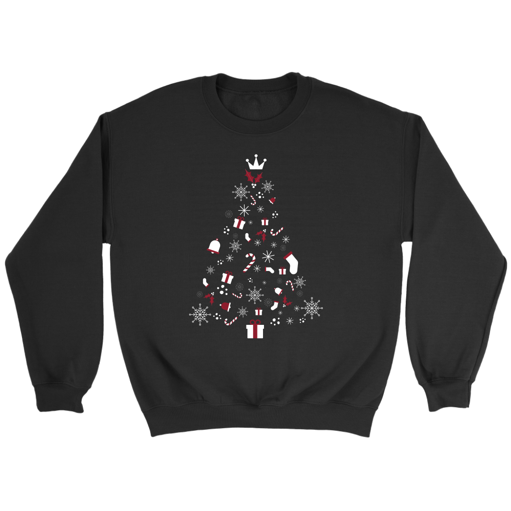 Christmas Tree Adult Crewneck Unisex Sweatshirt (Available in 6 different colours) - HBS Inspire Me