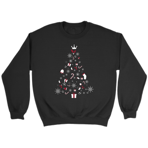 Christmas Tree Adult Crewneck Unisex Sweatshirt (Available in 6 different colours) - HBS Inspire Me