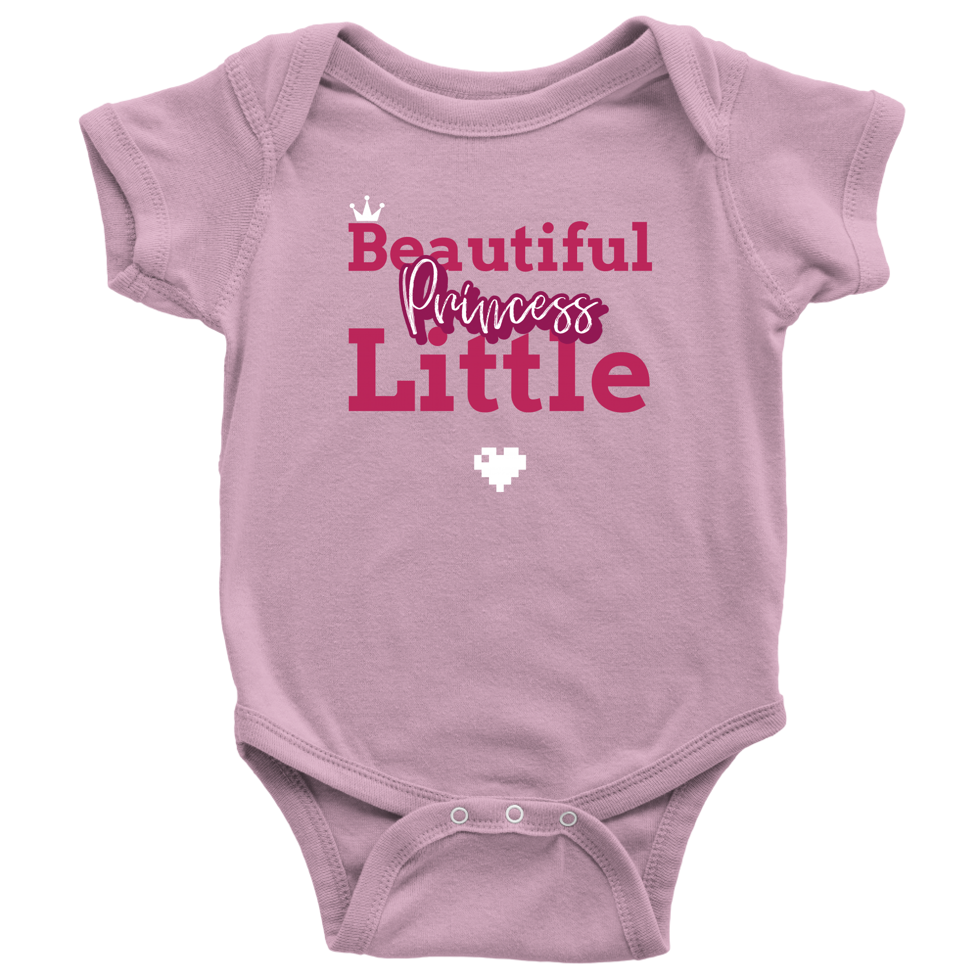 Beautiful Little Princess Baby Bodysuit - HBS Inspire Me