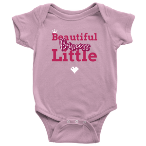 Beautiful Little Princess Baby Bodysuit - HBS Inspire Me