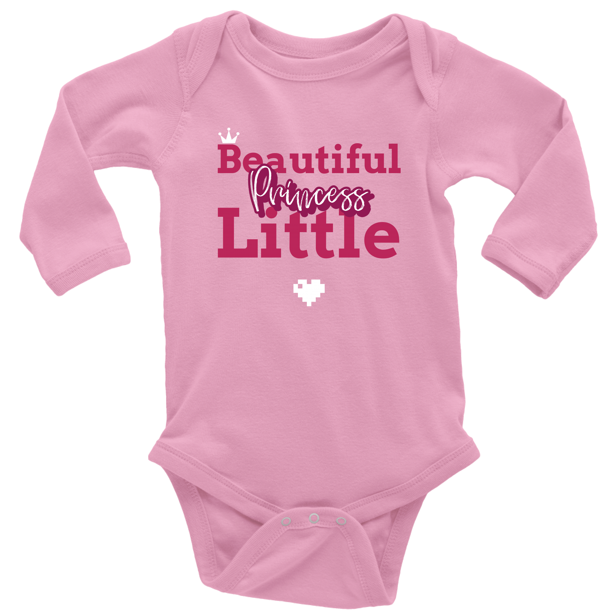 Beautiful Little Princess Baby Bodysuit - HBS Inspire Me