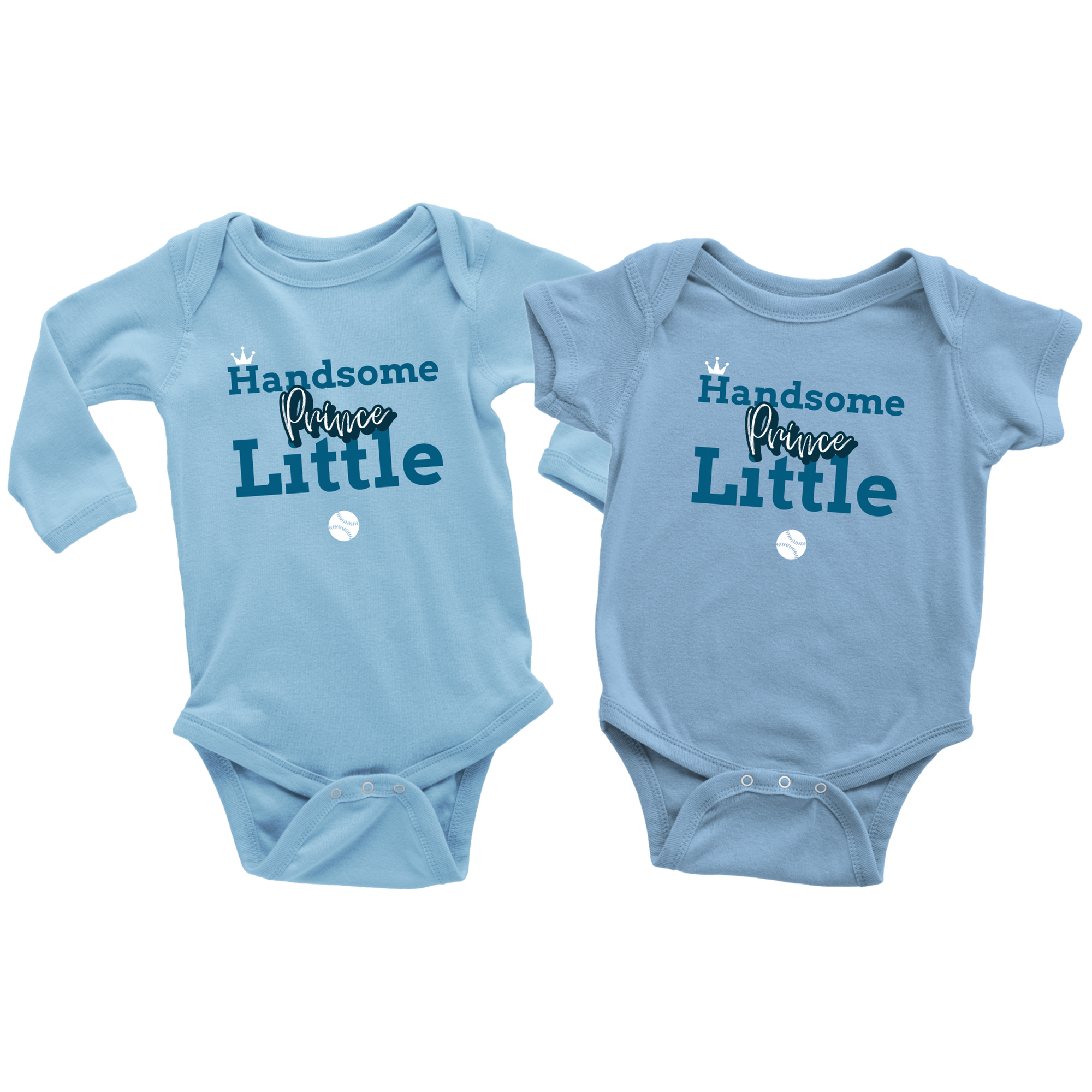 Handsome Little Prince Baby Bodysuit - HBS Inspire Me