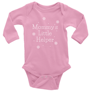 Mommy's Little Helper Long Sleeve Baby Bodysuit - HBS Inspire Me