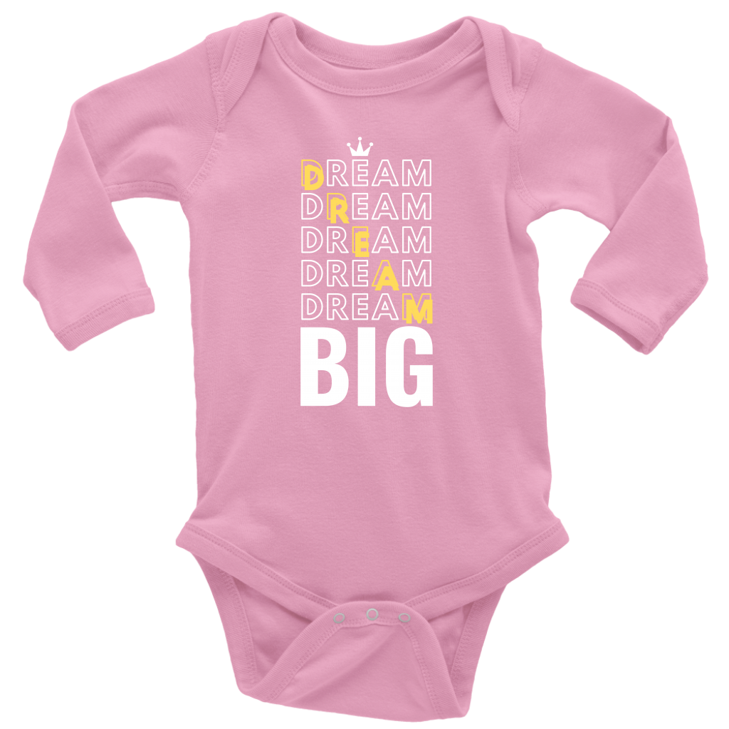 Dream Big Baby Bodysuit and T-shirt - HBS Inspire Me