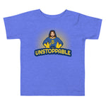 "Be Unstoppable" Jesus Pose Superhero Toddler T Shirt Baby Blue