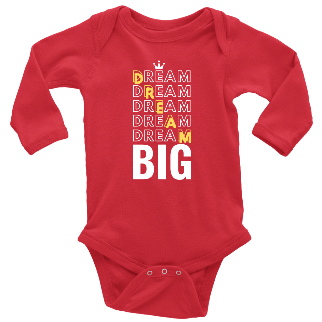 Dream Big Baby Bodysuit and T-shirt - HBS Inspire Me