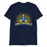 Be Unstoppable" Jesus Pose Superhero Adult Unisex Tee