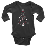 Christmas Tree Long Sleeve Baby Bodysuit - HBS Inspire Me