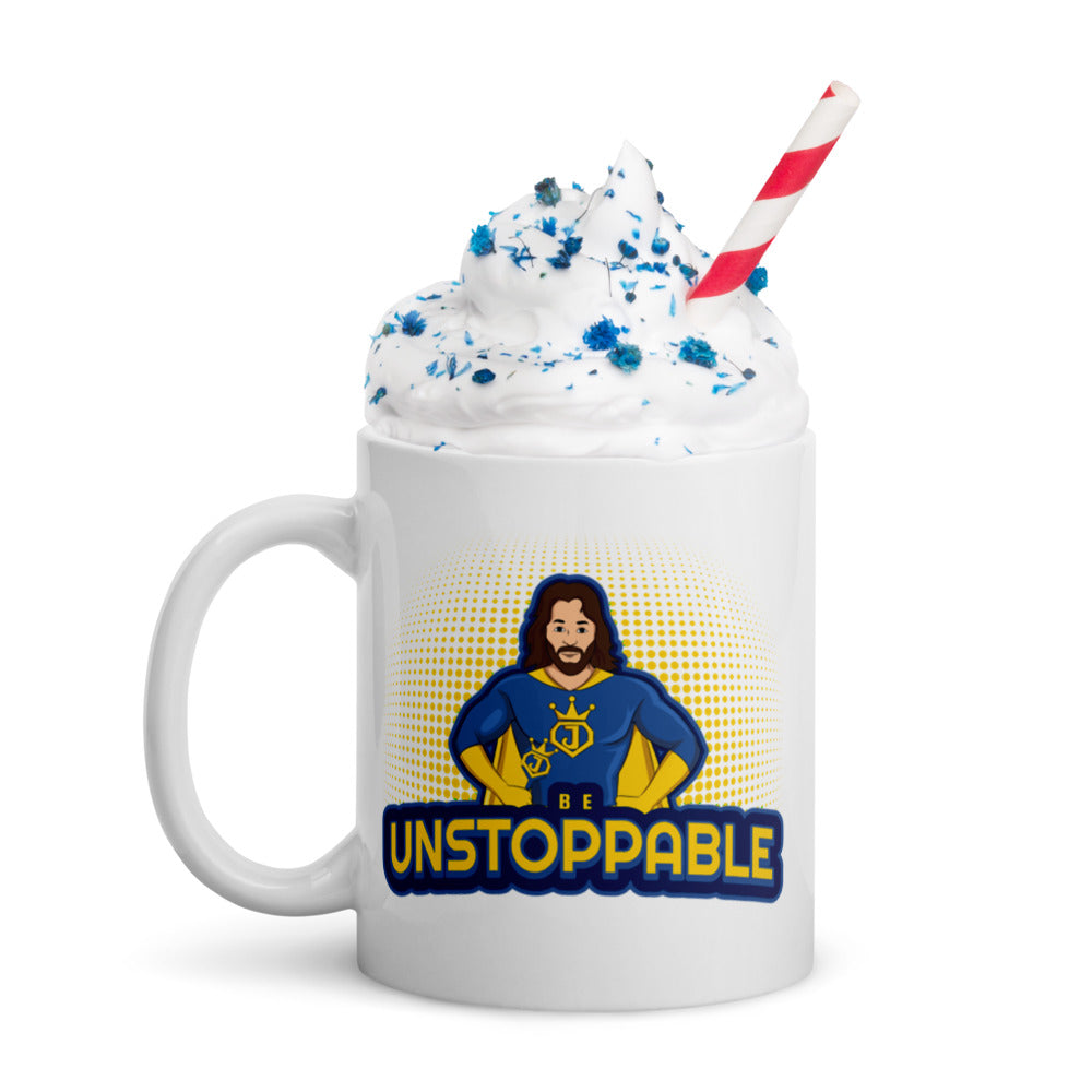 Be Unstoppable White Glossy Mug