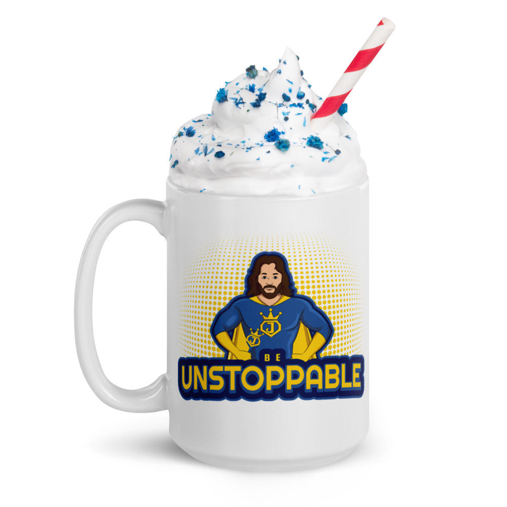 Be Unstoppable White Glossy Mug