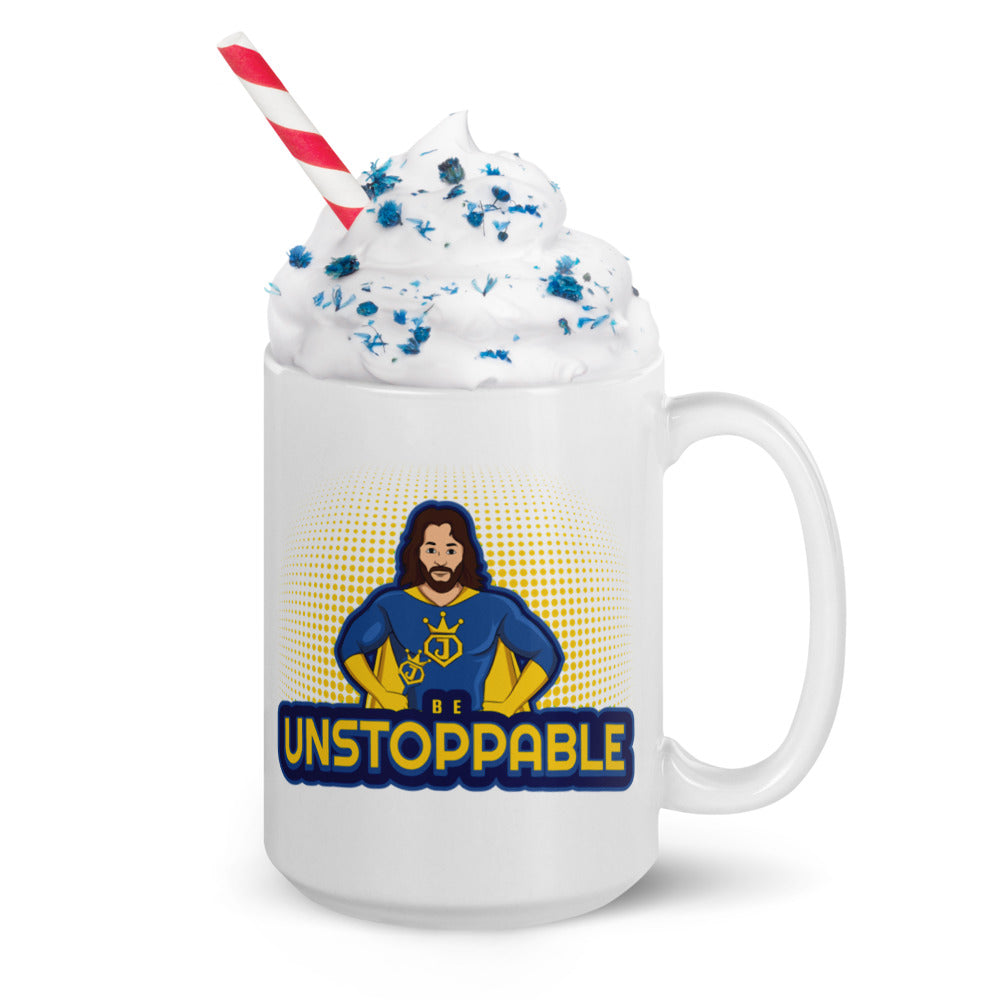 Be Unstoppable White Glossy Mug