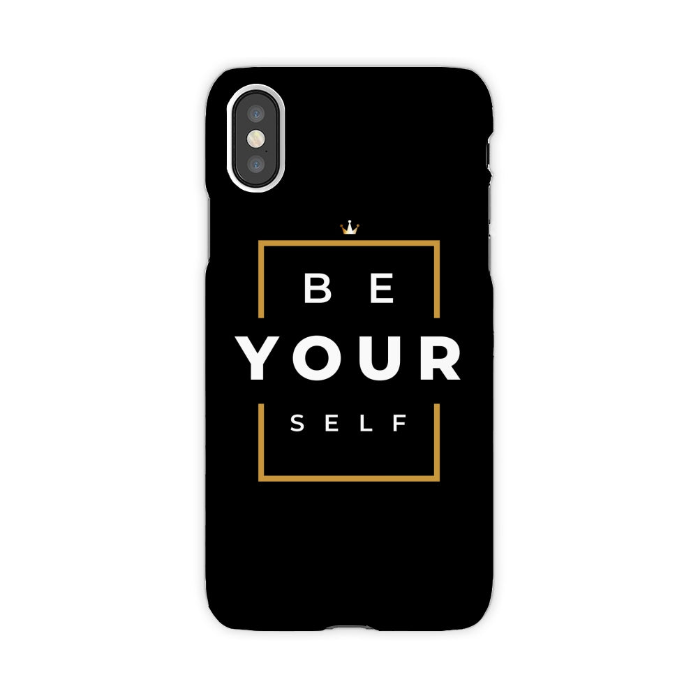 Be Yourself Full-Protective PC Hard Case For iPhone - HBS Inspire Me